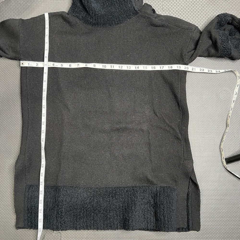 Smartwool Womens Funnel neck Sweater Sz Medium‎ Lodge Black Wool Blend SW016478 - Picture 13 of 15